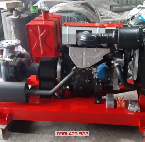 Máy bơm Diesel động cơ Hyundai kết hợp đầu bơm ebara